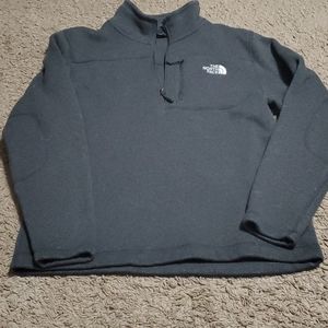 Mens north face half zip up